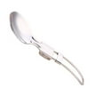thumbnail image 2 of Outdoor Spoon Tableware Camping Picnicking Portable portable spoon stainless Folding Spoon Stainless Steel Dinnerware, 2 of 8