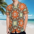 thumbnail image 5 of High Quality Hawaiian Shirts for Men Short Sleeve Aloha Beach Shirt Floral Summer Casual Button Down Shirts Blouses 8U4K3W, 5 of 7