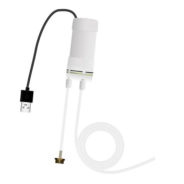 Mini bomba autocebante de alta eficiencia para intercambiador de agua de pecera con alimentación USB Tubería de 1 metro