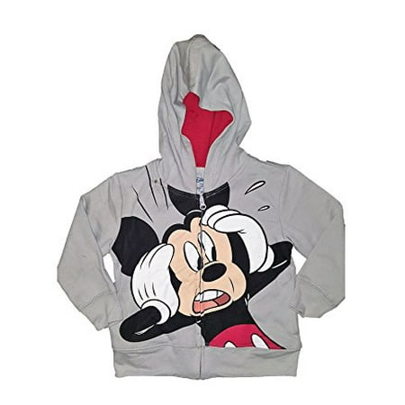[P] Disney Toddler Boys' Mickey Mouse Fashion Sweat Shirt Hoodie (2T)