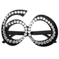 thumbnail image 1 of Miangastore Birthday Party Glasses 60th Birthday Glasses Photo Prop Rhinestone Inlaid Birthday Glasses, 1 of 8