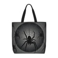 thumbnail image 1 of Fotbe Black Spiders Bolsa Tote con Estampado para Mujer, Bolsos con Cremallera, Bolsa de Hombro Casual de Gran Capacidad con Bolsillos Internos, 1 of 7