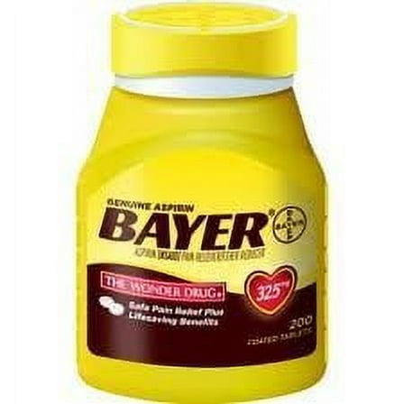 Bayer 325mg Aspirin 200 tabs