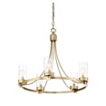 thumbnail image 5 of Trade Winds Ashland 5-Light Chandelier in Natural Brass, 5 of 6
