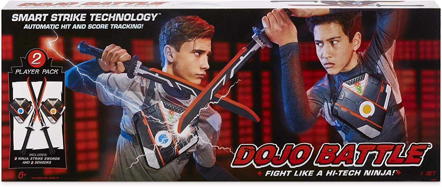 Dojo Battle Electronic Battling Game with Smart Strike Technology Swords and Chest Pieces