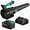 650CFM & 200MPH - Blue, variant on Cordless Leaf Blower 20V 4.0Ah, 200MPH Turbo Electric Leaf Blower with Fast Charger, Lightweight Battery Powered Blower for Lawn Care, Yard, Patio, and Garden