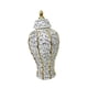 thumbnail image 4 of Jarrón de porcelana con forma de jengibre, organizador de almacenamiento y exhibición para macetas, florero de cerámica, templo 18CMX18CMX36CM, 4 of 9