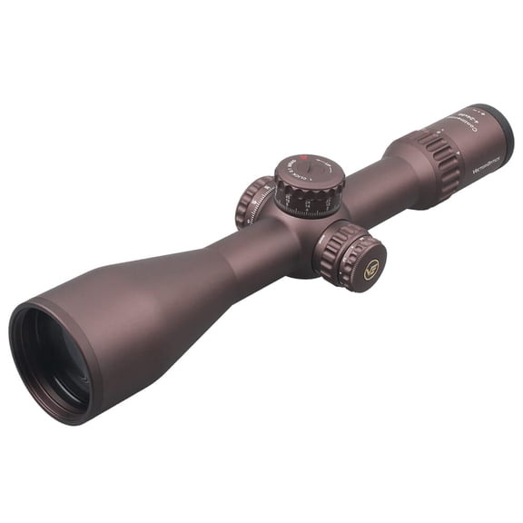 Vector Optics Continental x6 4-24x56 Coyote FDE Riflescope, 34mm Tube, VEC-MBR Reticle, First Focal Plane, Zero-Stop, IP67 Waterproof (SCFF-39)