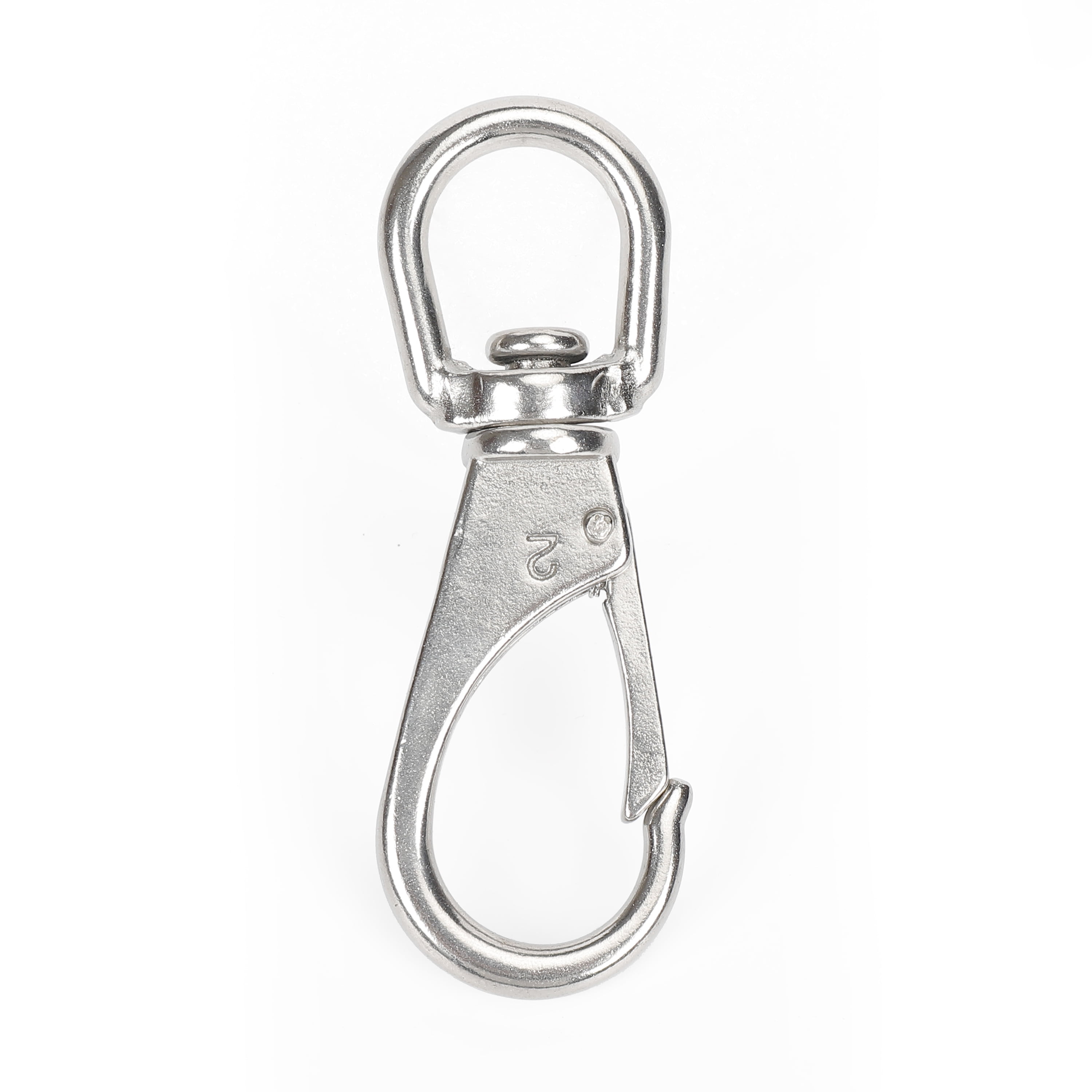 (2 pack) Ozark Trail 3.75-inch Swivel Eye Snap, Stainless Steel, Model BT6107