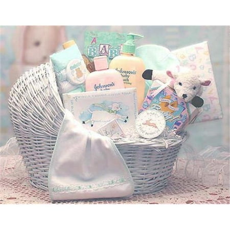 gift basket drop shipping 89062-y-t welcome baby bassinet new baby basket - yellow,