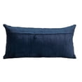 thumbnail image 3 of Purple Quilted Velvet Geo Lumbar Decorative Pillow, 3 of 5