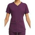 thumbnail image 5 of Scrubstar Women's Ultimate Stretch Twill Criss Cross V-Neck Scrub Top WM12T900A, 5 of 8