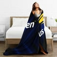 thumbnail image 5 of Us Open Tennis 2024 Fleece Blanket, Very Soft Microfiber Flannel Blanket for Couch Warm and Cozy for All Seasons, 5 of 6