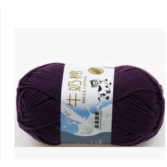 10pcs Various Colors Soft hand knitting yarn Baby Yarn 5ply 40g milk cotton yarn for crochet