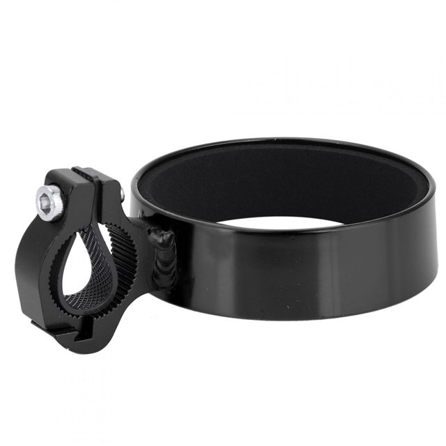Soporte para Botella de Bicicleta Soporte para Taza de Manillar de Bicicleta Aleación de Aluminio Soporte para Botella de Agua para Bicicleta Abrazadera de Montaje para Taza de café y té(Negro)