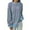 Light Blue, variant on Cavosen Long Sleeve Blouses for Women Drop Shoulder Pullover Tunic Shirts Round Neck Striped Color Block Blouse Dressy Flowy Loose Fit Tees Y2k Boyfriend Tops Stylish Orange S
