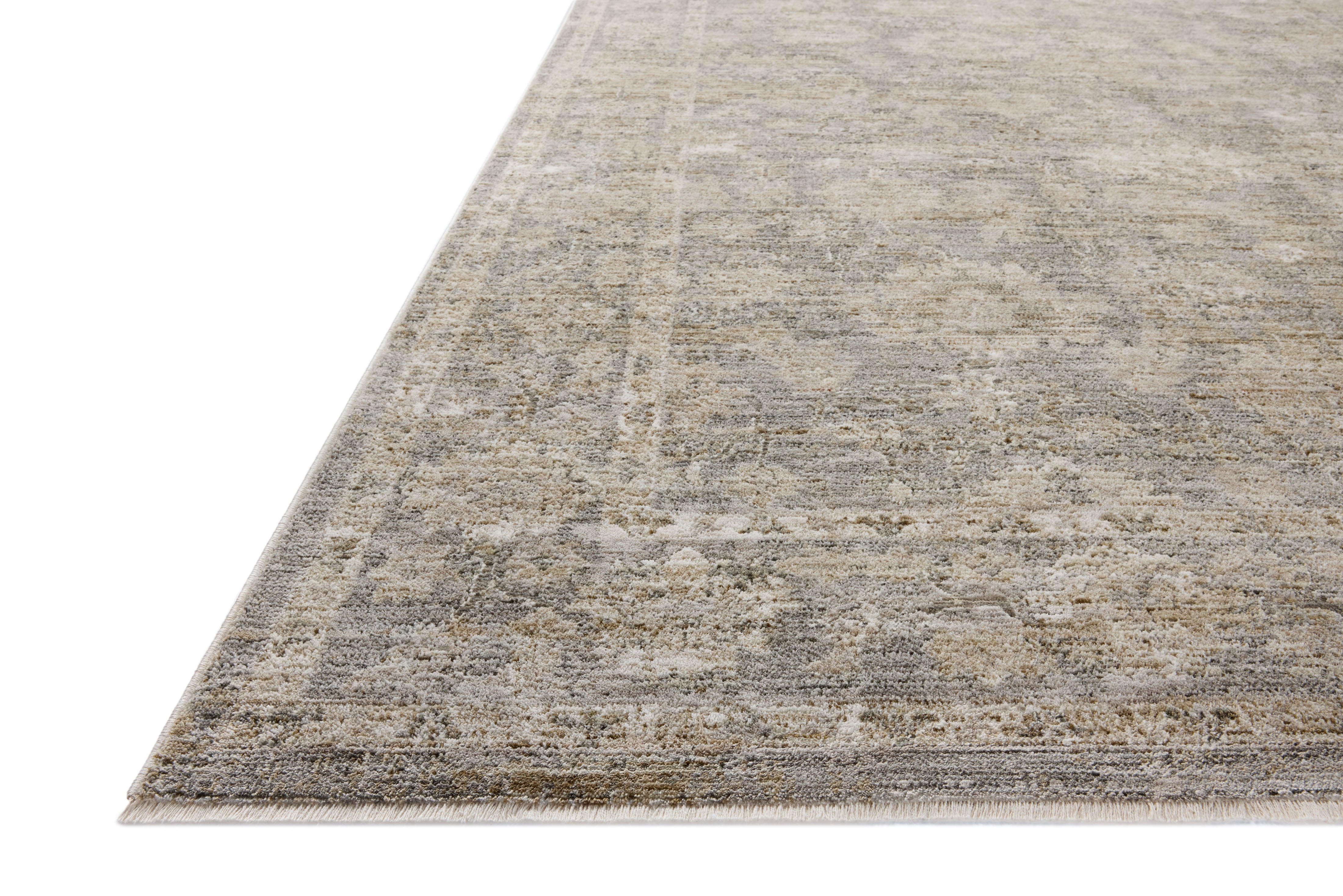 Loloi Tabitha Slate / Natural 5'-3" x 7'-9" Area Rug