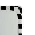 thumbnail image 3 of Checkers Game Fitted Sheet, Geometric Grid Style Monochrome Squares in Traditional Game Board Design, Decorative Soft Bedding All-round Elastic Pocket, Twin Size, Black White, by Ambesonne, 3 of 3