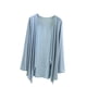 thumbnail image 2 of Blusa de pijama de manga larga para mujer, lisa, informal, a la moda, con cuello redondo, manga larga, para dormir, pijama para mujer, 2 of 3