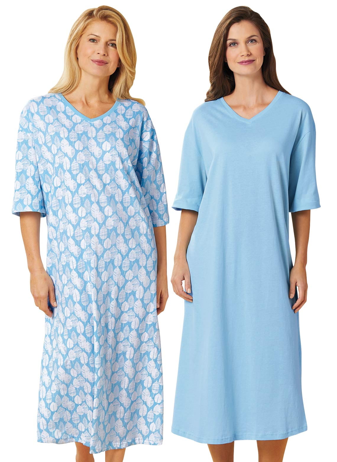 Ladies 100% Cotton Jersey Sleep Tee Nightshirt 
