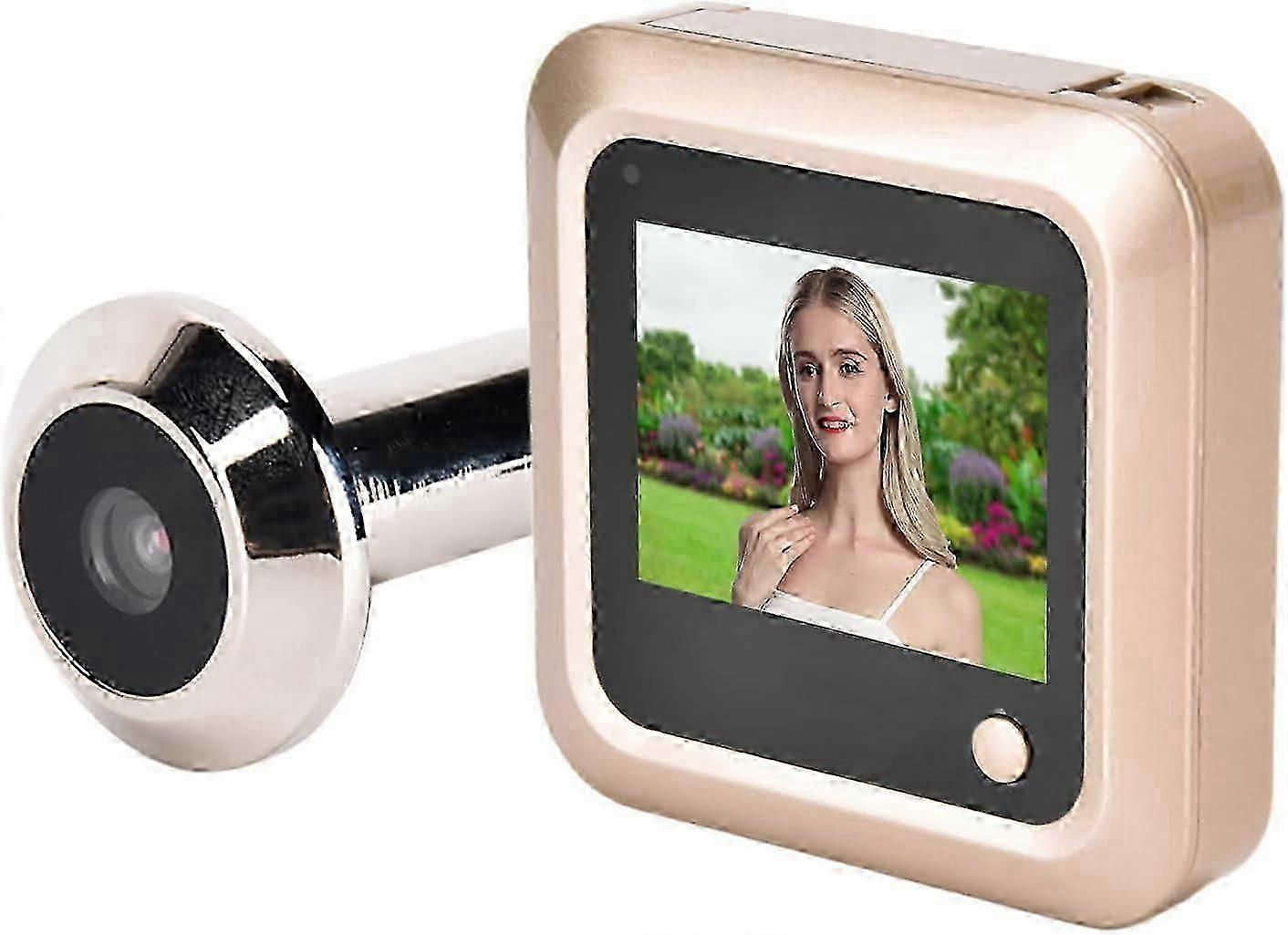 Video Door Intercom, Peephole Doorbell Viewer, Anti-Theft 2.4 Inch ...