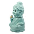 thumbnail image 4 of Ebros "True Happiness" Eastern Enlightenment Medicine Buddha Ceramic Cookie Jar 10.75"Tall Collectible Kitchen Hosting Dining Accessory Meditating Happy Buddha Figurine, 4 of 5