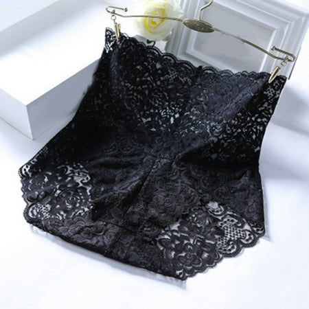 Sexy High Waist Underwear plus Size 4x Women s Thin Hollow Lace Women s Sexy Underwear Cotton Ladies Panties Pure Cotton Lavender Panties Lace Crotch Large Size Belly Briefs Maternity Support Und