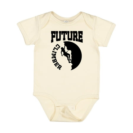 

Inktastic Climbing Future Climber Gift Baby Boy or Baby Girl Bodysuit