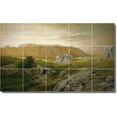 thumbnail image 1 of Ceramic Tile Mural-William Richards Landscapes Painting 610. 60" w x 36" h using (15) 12 x 12 ceramic tiles, 1 of 4