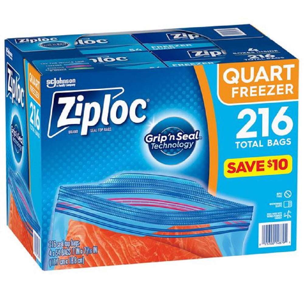 Ziploc Easy Zipper Storage Bags, Gallon Size – Lawson Fine Foods