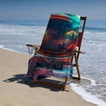 thumbnail image 4 of Astronaut Beach Towel, Absorbent Quick Dry Swimming Yoga Beach Towels, Sand Free Microfiber Beach Towel, 4 of 8