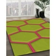 thumbnail image 3 of Ahgly Company Machine Washable Indoor Round Transitional Pistachio Green Area Rugs, 3' Round, 3 of 7