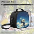 thumbnail image 5 of Jeiento Panda School Backpack with Lunch Bag Starry Sky Middle School Bookbag for Boys 5th Grade Kids School Bag Set for Girls 6-8 Student Insulated Lunch Box Pencil Box, 3 PCS, Blue, 5 of 7