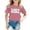 Z1-Watermelon Red, variant on Kids' Flower Girl Graphic T-Shirt, Girls' Casual Short Sleeve Tee, Cute Floral Letter Print Top for Wedding & Special Occasions