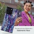 thumbnail image 2 of COCOMII Rectangle for iPhone 12/12 Pro Case, Milky Way Abalone Shell, 2 of 6
