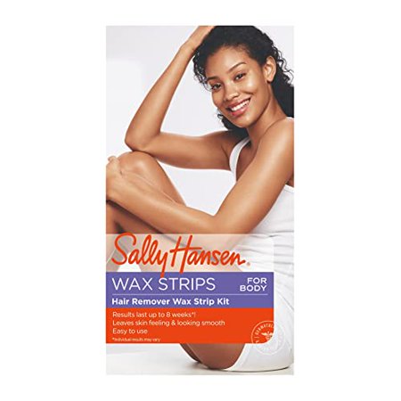 Sally Hansen Hair Remover Kit  1 Count  Quick and Easy Wax Strip Kit (Packaging May Vary)