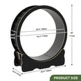 thumbnail image 3 of Uforic 43.3" Cat Treadmill, Exercise Running Wheel with Safety Lock, Cat Teaser for Indoor Cats, Black, 3 of 8