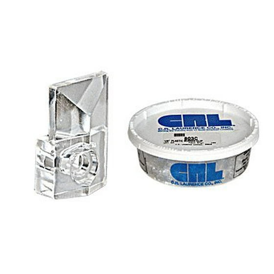 Crl 1 8 Plastic Square Mirror Clips Package By C R Laurence
