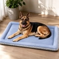 thumbnail image 3 of Crate Mat Reversible Plush Pet Mat Cozy Sleeping Pad for Small Medium Dogs and Cats Puppy Accessories Durable Breathable Pet Bedding New Puppy Gift for Indoor Kennel and Home, 3 of 4