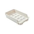 thumbnail image 2 of Refrigerator Egg Storage Container, Stackable Kitchen Organizer, Flip Design for Easy Access, Countertop to Fridge Organization, Space Saving Solution for Home, 2 of 7