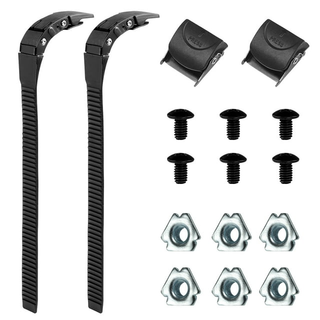 WORGEOUS LIOOBO 2 Set Skate Juego de correas de hebilla universal Accesorios de patines Patines de ruedas Uso de zapatos con correa de hebilla Suministros