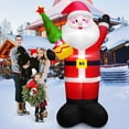 thumbnail image 4 of Decoraciones navideñas inflables, Papá Noel gigante de 8 pies con luces LED, 4 of 9