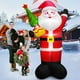 thumbnail image 4 of Decoraciones navideñas inflables, Papá Noel gigante de 8 pies con luces LED, 4 of 9