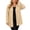 01 Beige, variant on Fewfanhot Women's Clothing Trendy Open Front Crewneck Button Down Long Sleeve Lightweight Cardigans