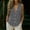Grey, variant on Only Moment Tops for Women Sleeveless V Neck Wash Cotton with Button Cuffs Dressy Casual Summer Outfits Early Fall Fashion Spring Clothes Light Blue,L