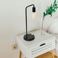 thumbnail image 2 of Edison Table Lamp Industrial Bedside Lamp Small Chaung't for Bedroom, Living Room, Dormitory, 2 of 8