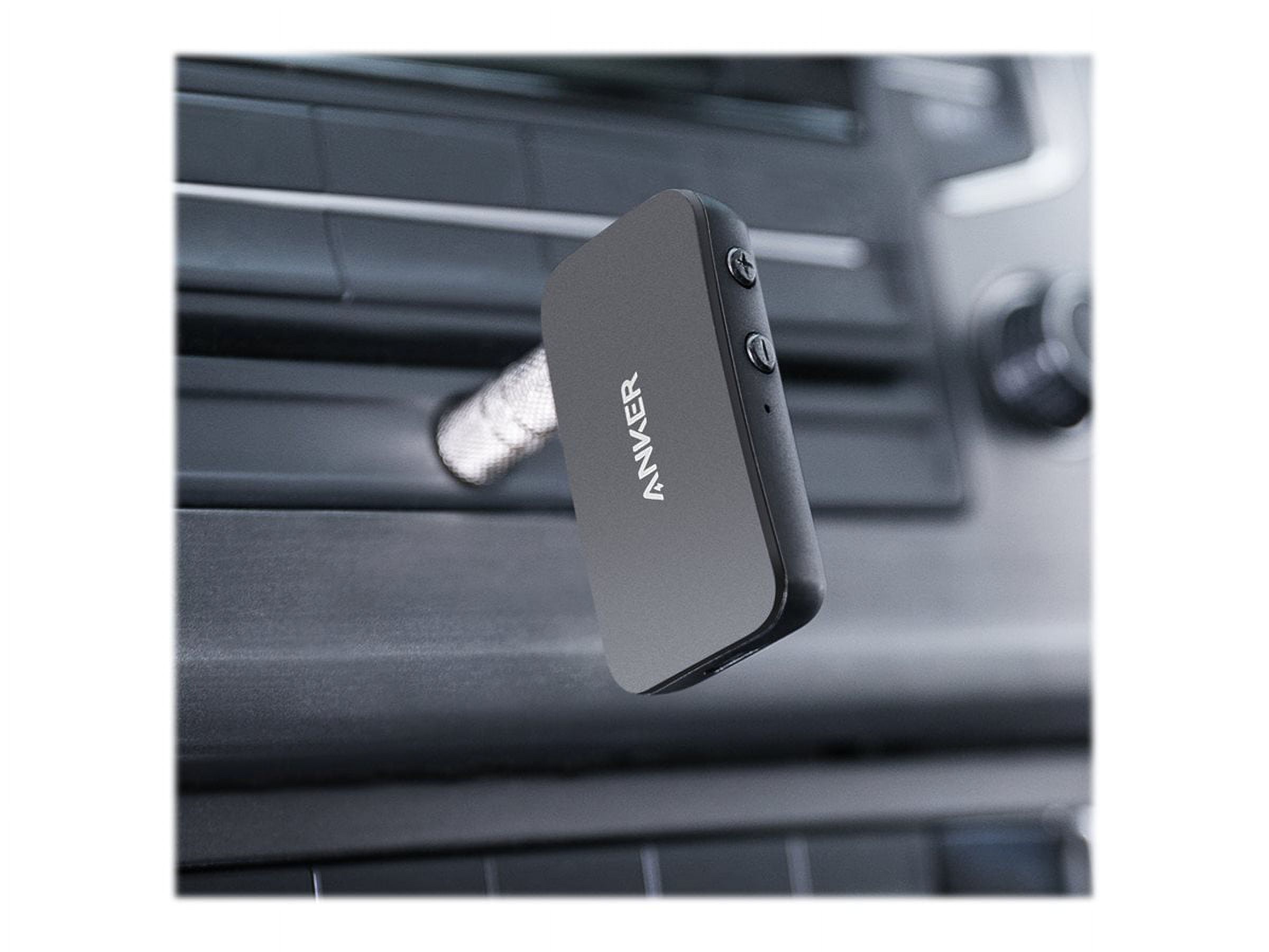 Anker Soundsync A3352 Bluetooth Receiver for Music Streaming with Bluetooth 5.0, 12-Hour Battery Life, Handsfree Calls, Dual Device Connection, for Car, Home Stereo, Headphones, Speakers - image 4 of 5