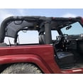 thumbnail image 2 of Shadeidea Sun Shade for Jeep Wrangler JK (2007-2018) 2 Door Sunshade Top Front+Rear+Trunk-Black Mesh Screen Cover UV Blocker with Grab Bag Storage Pouch-10 Years Warranty, 2 of 7