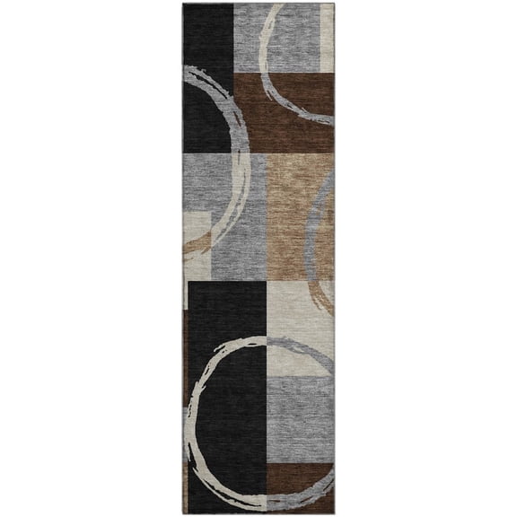 Dalyn Rugs Premium Machine Washable Mayfield AMF943 Pewter 2'3" x 7'6" Runner Rug