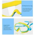 thumbnail image 5 of Usbinx Life Goggles Swim Goggles HD Large Frame Anti-Fog Waterproof Silicone Swimming Glasses for Children Adults Mask Style, 5 of 7